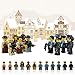 Minifigures Building Bricks Community People – Set of 24 Education Role Play Minifiugres 100% Compatible with All Major Brick Sets Birthday Gift For Kids
