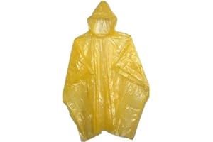 Sara Glove Emergency Disposable Rain Ponchos 8 Colors - (Sold in 5, 10, 30, or 200 Packs)