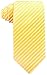 Scott Allan Collection Yellow & Silver Striped Ties for Men - Woven Necktie - Yellow w/Silver Wedding Neck Tie