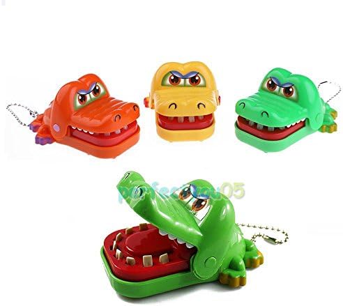 Magic Crocodile Dentist Bite With Keychain Mouth Cartoon Animal Toy Gift New