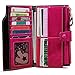 YALUXE Women's RFID Blocking Large Capacity Luxury Wax Genuine Leather Clutch Wallet Multi Card Organizer