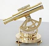 Antique Store Vintage Brass Theodolite Alidade