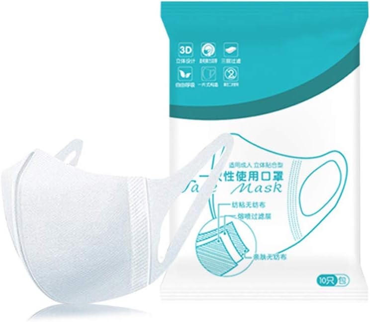 3 Layer Disposable Cover with Pattern Anti-Haze,Saliva,Sneezing,Particle Filter N-95 Covers for Adult