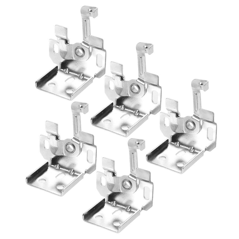 5pcs Venetian Blind Brackets Roman Blind Clips for Valance Cordless Blinds Hardware Roman Blind Kit Blind Cord Holder Light Gap Blockers for Blinds