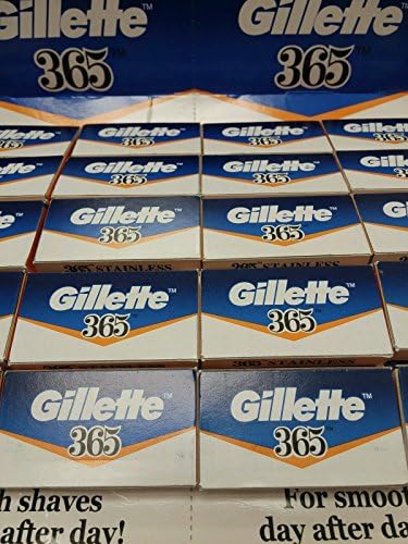 Gillette 365 Double Edge Safety Razor or straight Razor Blades 100ct