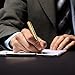 SMOOTHERPRO Solid Brass Pen for Gift School Office with Clip EDC Smooth Writing Pen Diamond (BB026)
