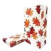 KALEFO Fall Leaves Party Treat Bags Autumn Gift Bags 24ct