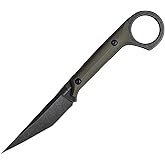 KIASLORE KS527 Fixed Blade Knife, D2 Blade G10 Handle for Men Women, with Kydex Sheath, Utility Knife for EDC Survival Hiking Camping Outdoor Everyday (Green)