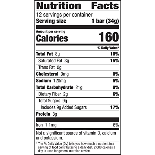 NATURE VALLEY GRANOLA BARS, DARK CHOCOLATE PEANUT ALMOND, 12 CT, 14.4 OZ