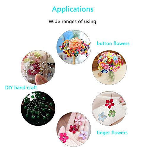 8 Pcs 0.4 mm Jewelry Beading Wire Roll LANMOK Assorted Metallic Colours Copper Wires with Cutting Pliers Repair Tools Kit for DIY Craft Jewelry Making