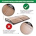 Exacme Mcombo 40inX80in Window Awning Outdoor Polycarbonate Front Door Patio Cover Garden Canopy 6055-4080 Brown (Renewed)