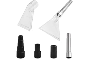 INJOYTEC 7Piece Universal Clear Vacuum Extraction Accessory, Shop Vacuum Extractor Attachments Universal Fit, Shop Vac into E