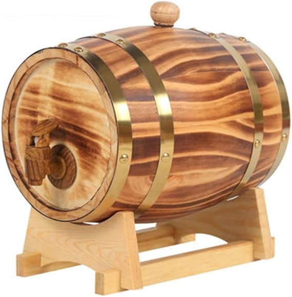 HJJT Eichenfass, 1.5L/3L/5L/10L/15L/20L/25L/30L Holzfass weinfass