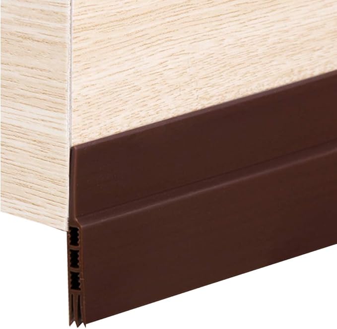 TRIXES Under Door Draft Excluder SelfAdhesive Rubber Draught Strip