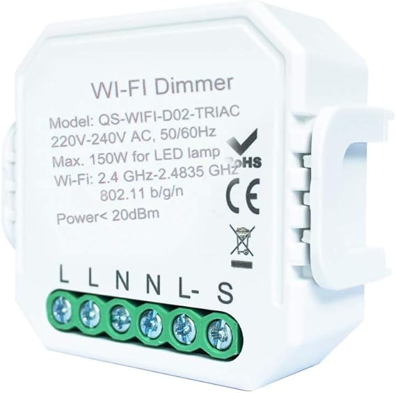 Intelligenter DIY Schalter fr DIY Modul Smart LifeTuya APP Fernbedienung Kompatibel mit Alexa Echo Google Home 12 Way 1C dimmer