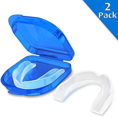 Professional Dental Night Guard - for Peaceful Sleep, eliminate Teeth Grinding, Bruxism, and TMJ - comes with 2 Dental guards, SMALL and LARGE size