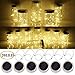 SmilingTown Mason Jar Lid Solar String Lights, Warm White 6 Pack 20 LED Waterproof Hanging Fairy Starry Lighting for Regular Mouth Jars Patio Wedding Lantern Table Decor (Warm White)
