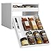 YouCopia Classic SpiceStack 24-Bottle Spice Organizer with Universal Drawers, White