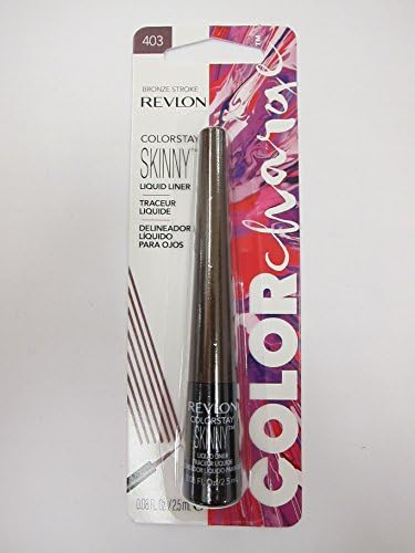 Revlon Colorstay Skinny Eye Liquid Liner, #403 Bronze Stroke (Pack of 2)