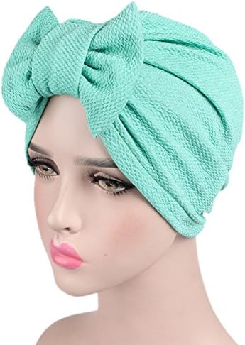 beauty YFJH Womens Bowknot Stretch Hijab Turban Headwear Cap