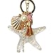Bolbove Pearl Starfish Shell Tassel Keychain Keyring Crystal Rhinestones Purse Pendant Handbag Charm