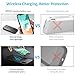 iPhone X Battery Case, 4500mAh [Wireless Charger] Power Bank, Vproof 2 in 1 Magnetic Slim Charging Case for iPhone X, Rechargeable Extended Portable Charger for Wireless Charging Devices (Black)
