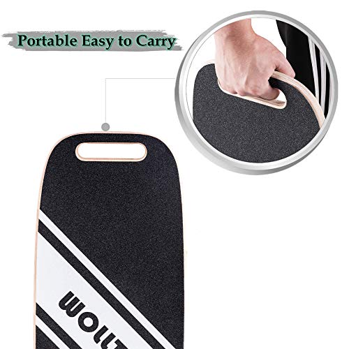 Wooden-Balance-Board-Stability-Core-Trainer-with-Handle-Solid-Wood-Board-with-Anti-Slip-Surface-Board-Exercise-Roller-for-Daily-Exercise-Challenging-Fitness-and-Balancing-Exercise-Fitness-Equipment