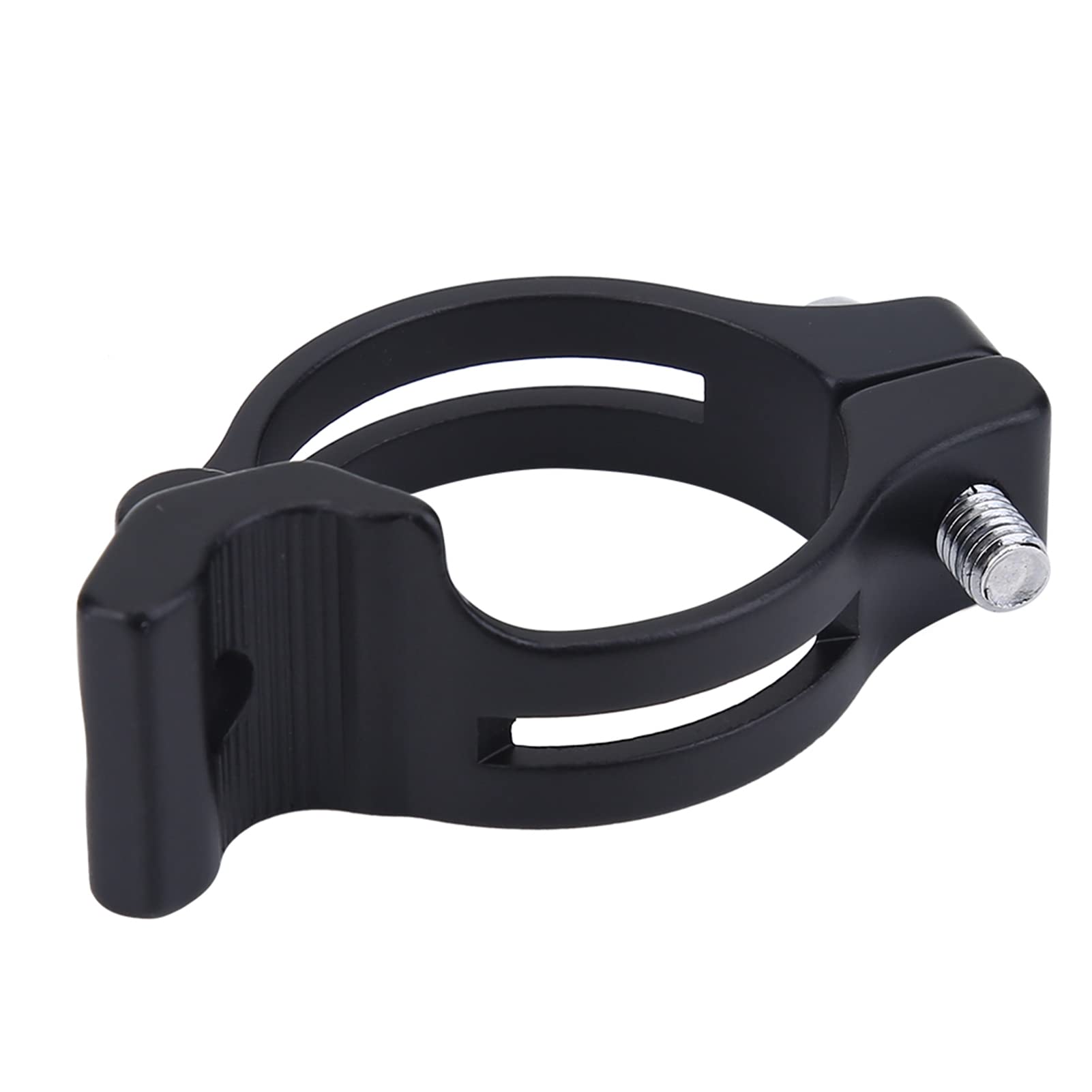 Front Derailleur Clamp, Durable Lightweight Aluminum Design, Bicycle Derailleur Mount, Quick Installation for Road Cyclists, Mountain Bikers, Commuters, DIY Bike Repair