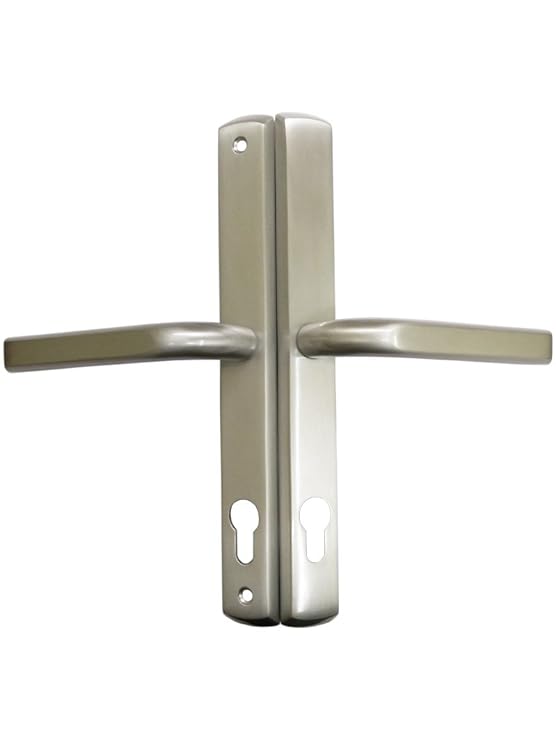 Upvc Door Handle 240mm Screw Centres With Springs 278mm Long 92pz