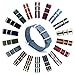 CIVO Watch Bands Premium Ballistic Nylon Watch Strap Stainless Steel Buckle (Smoke Grey, 22mm)