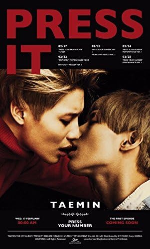 TAEMIN SHINee Press It Vol. 1 CD + Photo Booklet [Random Cover 1 of 4] by Taemin