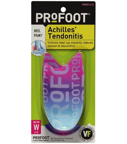 PROFOOT Plantar Fasciitis Orthotic Insoles - Women's Sizes 6-10, Patented Design