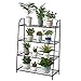 FaithLand 4-Tier Indoor/Outdoor Metal Plant Stand, Flower Pots Holder, Plant Display Rack, Stand Shelf, Shoe Organizer, Utility Storage Organizer Rackthumb 1