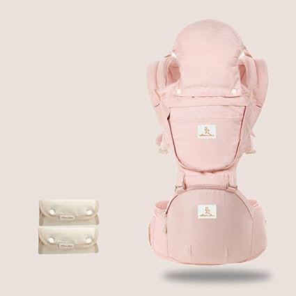 Qas Porte Bebe Multifonctions A Double Epaule Poche Arriere Multifonctionnelle De Tabouret A La Taille Pour Bebe Tenant La Sangle D Artefact De Bebe Rose A Amazon Fr Sports Et Loisirs