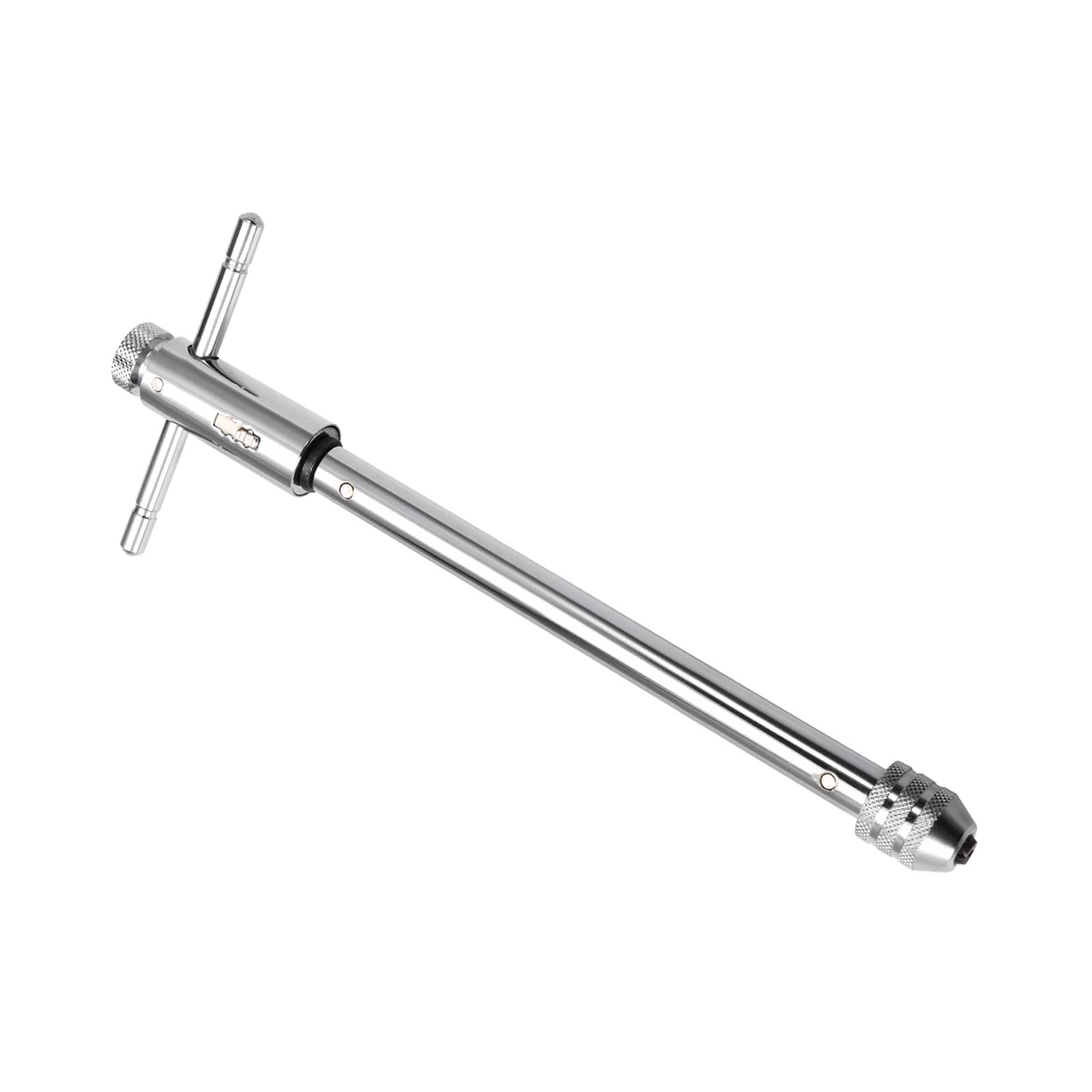 CoCud Tap Wrench Handle, Fit M5-M12 / 3.5mm-13mm Taps Size 295mm Body, Chrome Plated T-Handle Adjustable Wrench Reamer Tapping Hand Tool - (Applications: for Hand Tapping Operations) — image 1