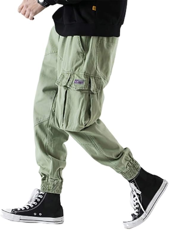 Amazon カーゴパンツ メンズ 大きいサイズ ズボン パンツ 下着 ロング ストリート ゴム ポケット ファッション ゆったり カジュアル 日常 登山 ジョギング 春夏 ロングパンツ 通販