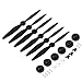 Yuneec Typhoon H480 Propellers FPV Drone Propellers Blades Replacement 6 pcs 3CW 3CCW Rotor Blade Sets A and B for Yuneec H H480 Black