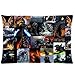 Godzilla Monster Grid Pattrn Custom Zippered Square Pillow Case Pillowcases Size:20