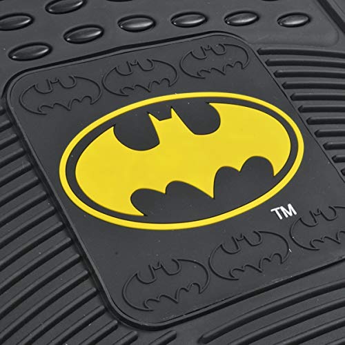 Get The Batman Rubber Car Floor Mats 4 Pc Front Heavy Duty All