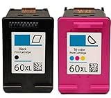 Axiom Remanufactured Ink Cartridge Replacement for HP 60XL ( Black , 2-Pack )