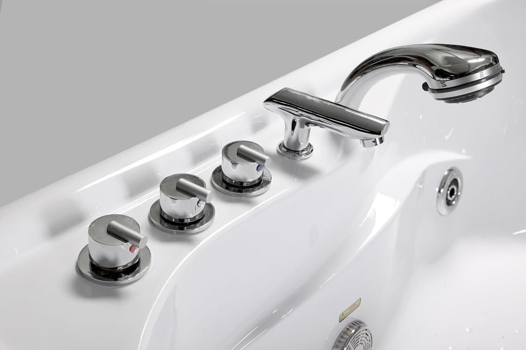 005a Sdi Factory Direct 2 Person Jetted Massage Hydrotherapy Bathtub Tub Indoor White