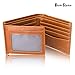 Oren Stone RFID Blocking Synthetic Leather Wallet for Men- Flipout ID, Travel Bifold, Excellent Credit Card Protector