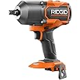 RIDGID 18V Brushless Cordless 4-Mode 1/2 in. High-Torque Impact Wrench (Tool Only), Orange