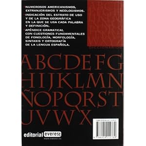 Cima Diccionario de la Lengua Espanola (Everest Diccionarios) (Spanish Edition)