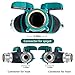 Supxing 2 Way Y Hose Connector, Garden Hose Splitter with 3/4 Connector and Sturdy Construction for Garden and Home Life/4 Free Washers