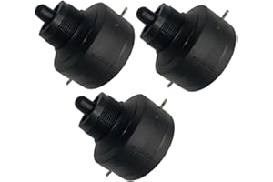 JEWEDECO 3PCS Car Tweeter Horns Piezoelectric High-pitched Audio Speakers Replacement for Automotive Sound