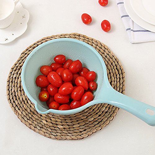 Per Large Water Scoop Baby Shampoo Rinse Cup Hair Washing Dabble For Bathing Watering Wash Fruits & Vegetables-Blue - Thumbnail 2