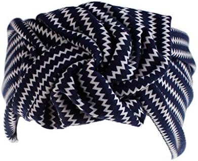 YOMXL Women's Boho Headbands Wide Bohemian Knotted Yoga Headband Head Wrap Hair Band Elastic Hair Band Accessories