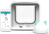 SureFlap Microchip Cat Flap Connect with Hub DualScan RFID Collar Tags view 1