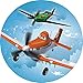 Projectables 13239 Planes LED Plug-in Night Light, Orange and White, Light Sensing, Auto On/Off, Projects Disney Characters Dusty Crophopper and Ripslinger Image on Ceiling, Wall, or Floor